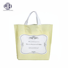 Biodegradable PE Plastic Frosted Shopping Bag With Handle